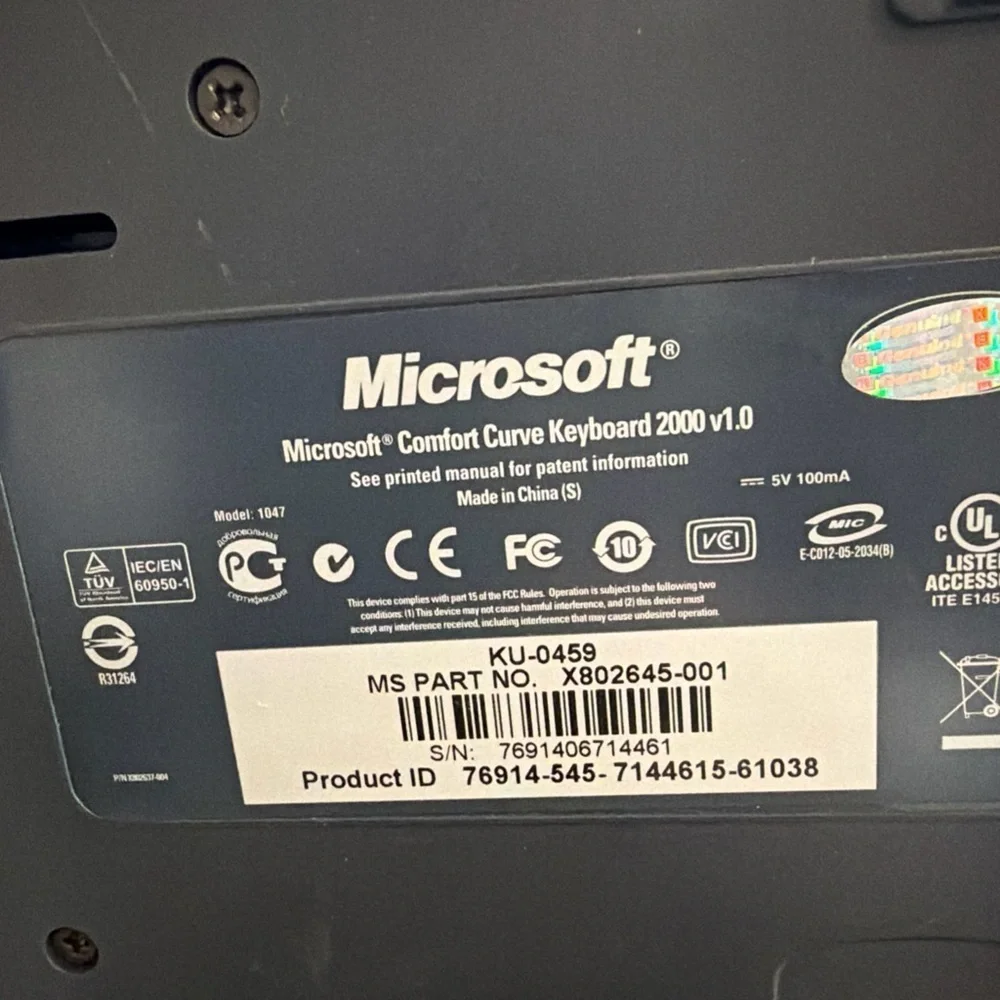 Microsoft sleek black